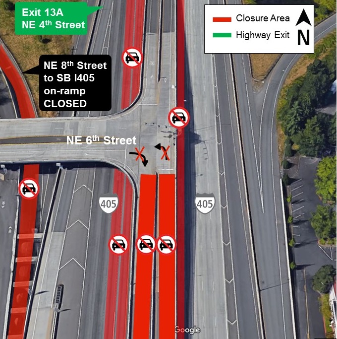 East link construction zone for construction alert