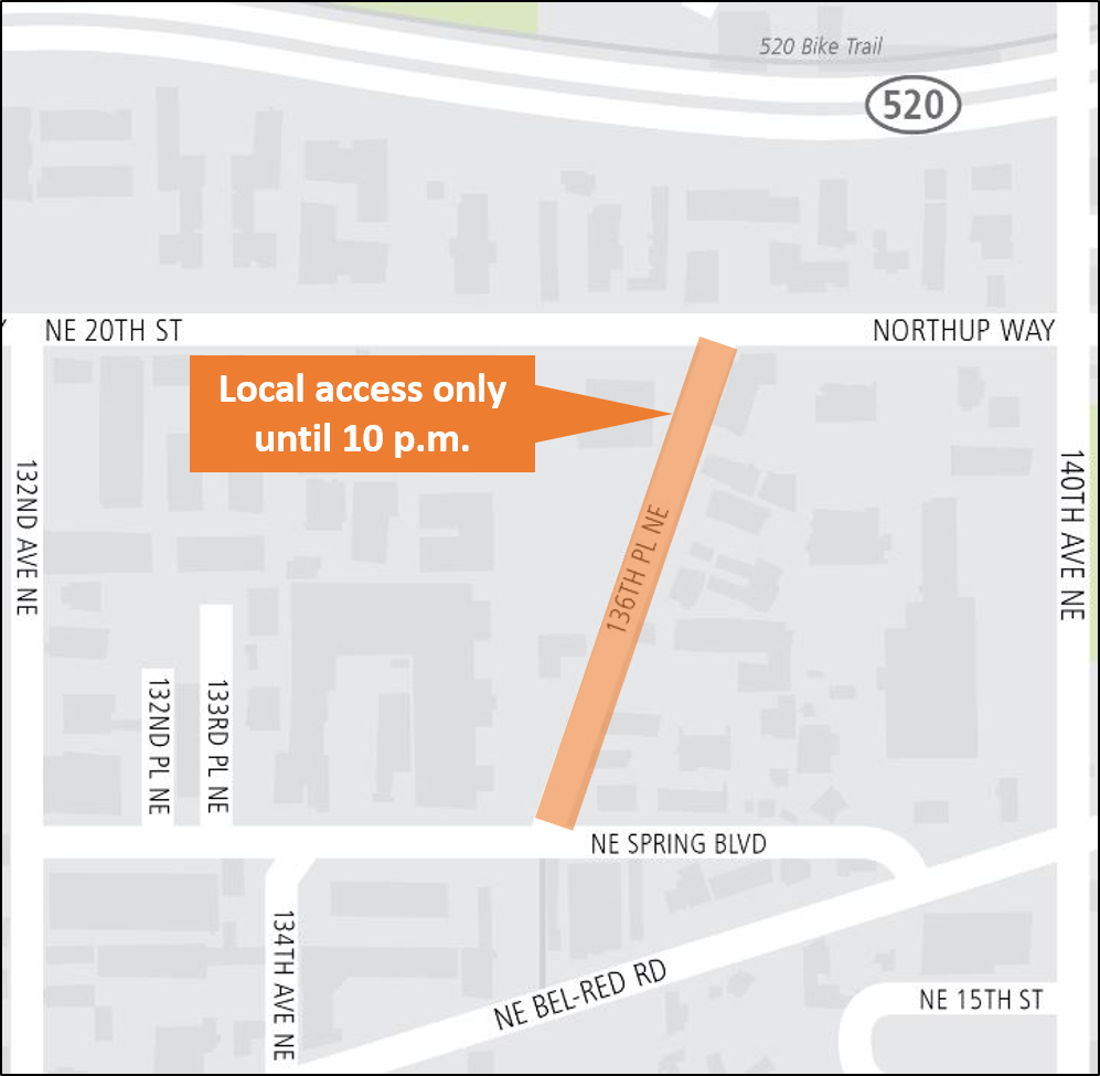 PL NE Local Access construction map