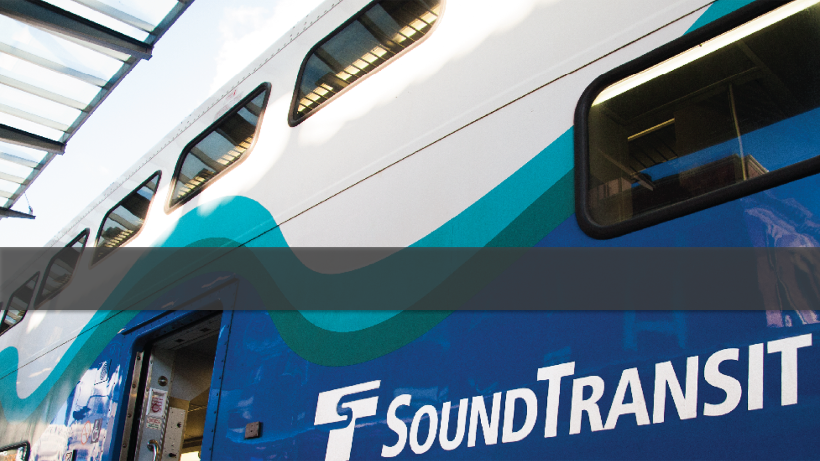 Title slide of Sound Transit PowerPoint presentation.