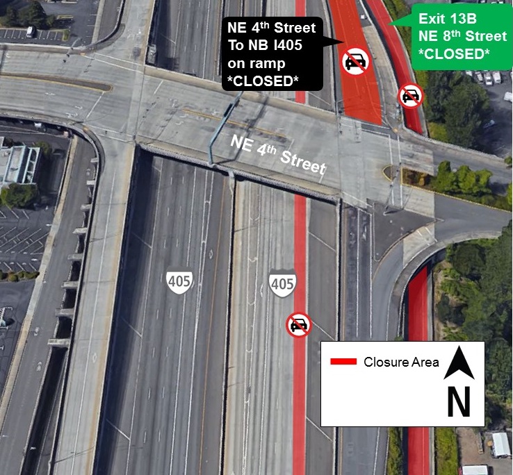 closure northbound