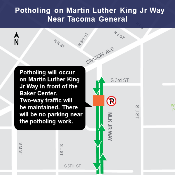 Martin Luther King Jr. Way at Division Avenue map