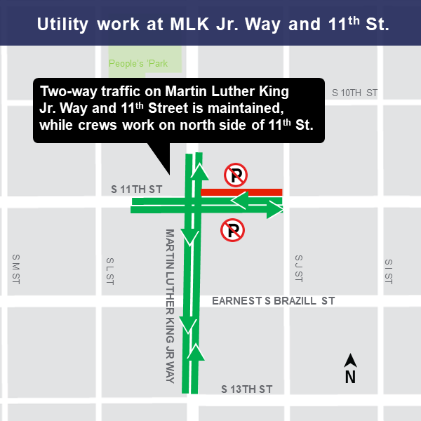 MLK street map