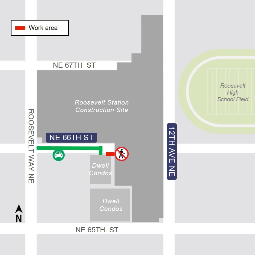 Roosevelt Way NE map