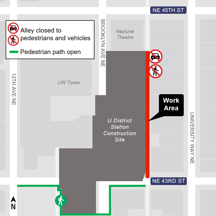 U Dist Alley Concrete pour map