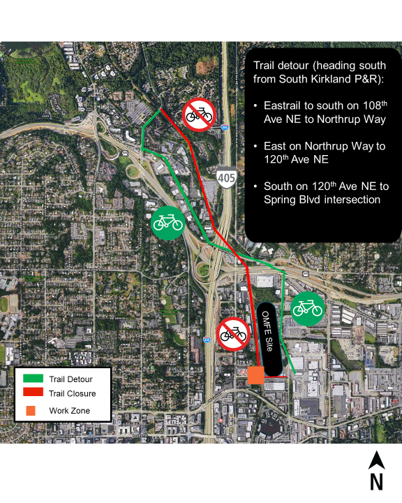 OMFE Trail Closure Map