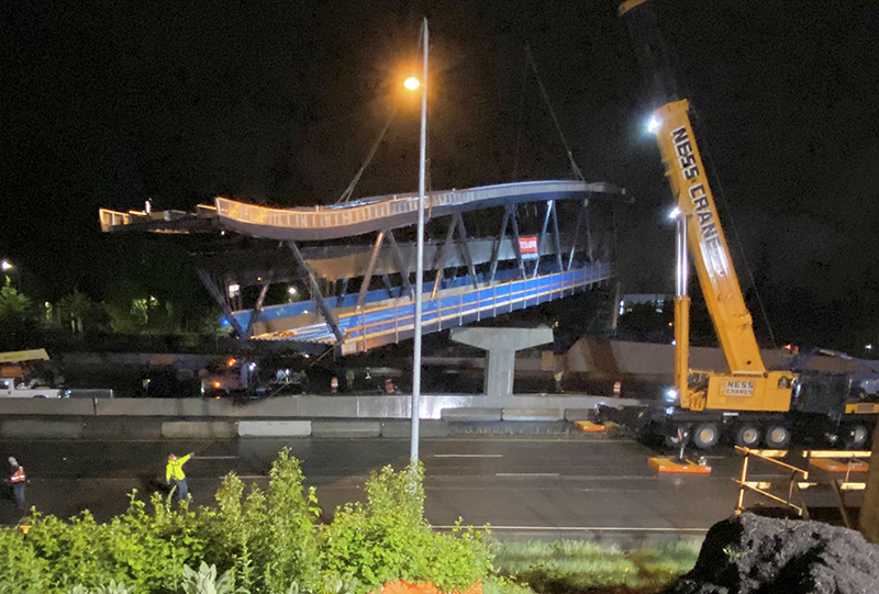 Overlake Pedestrian Truss Bridge photo