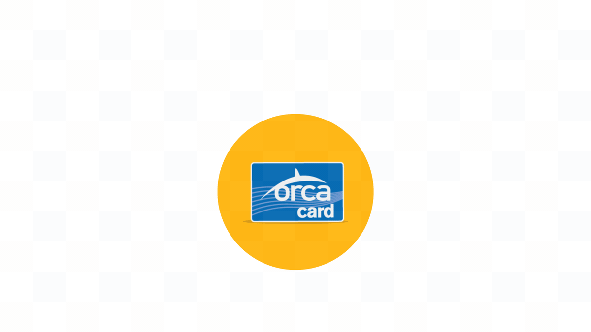 How to pay, ORCA lift icon graphic