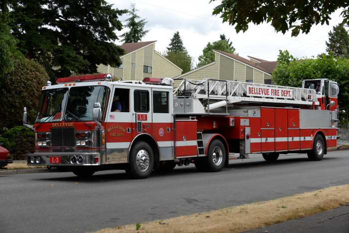 Bellevue Fire Department fire truck.