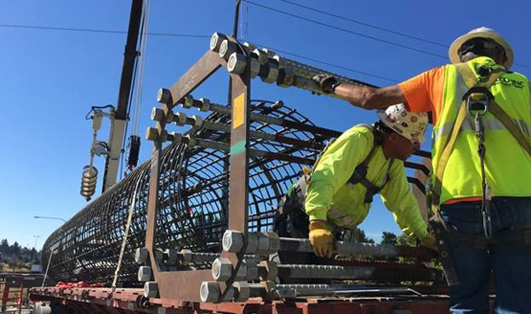 Crews work on preparing for Northgate Station construction.