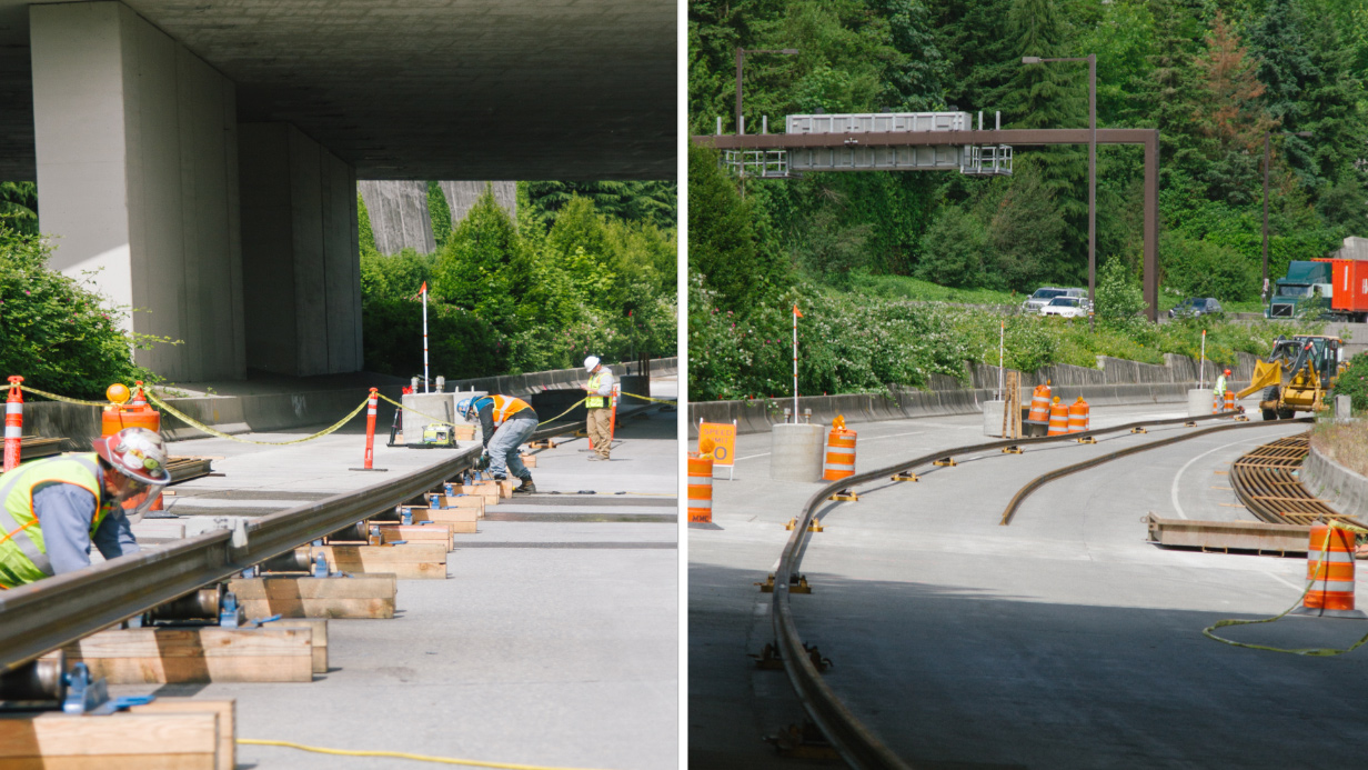 Mercer Island rail welding 1