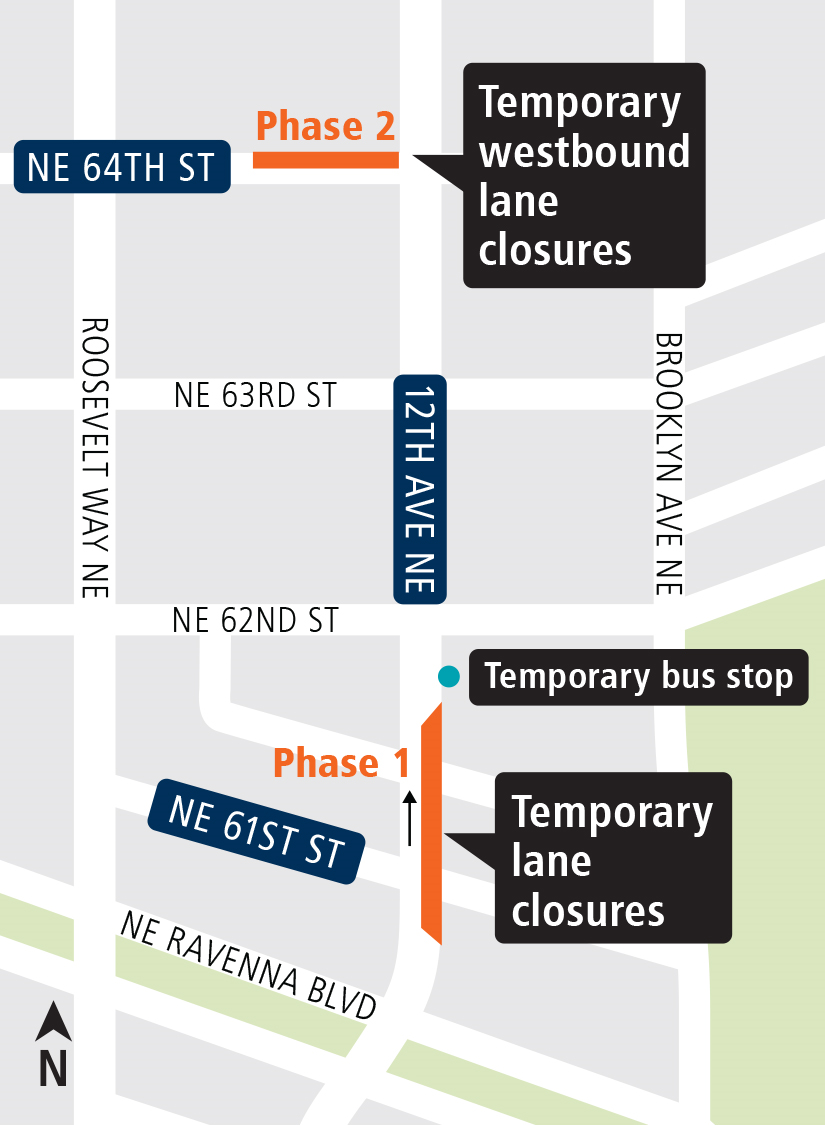 Geotechnical investigation on 12th Avenue Northeast map