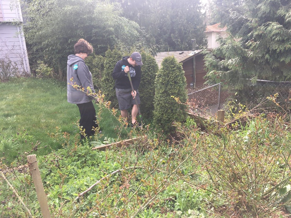 Plant salvage field work.