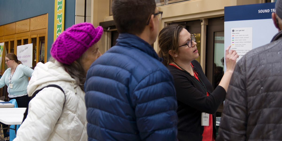 Sound Transit open house.