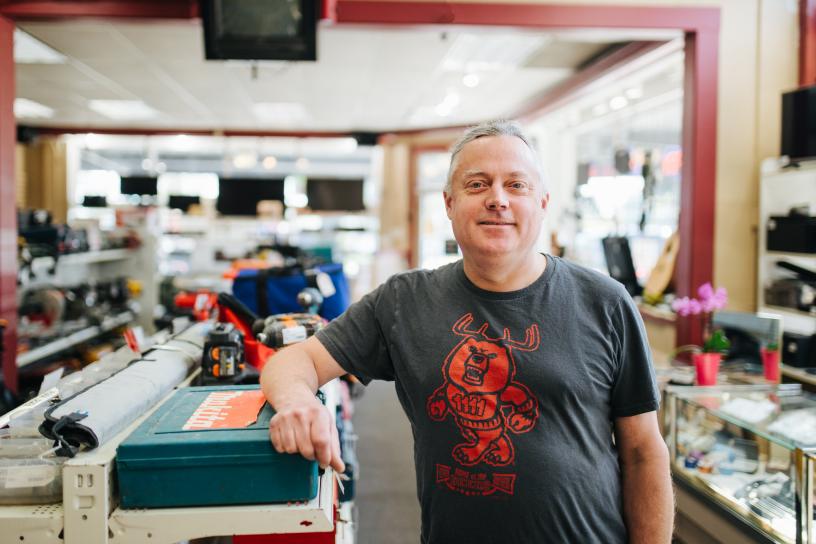 Photo of a man at Hilltop Loans