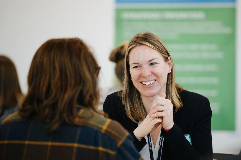 Photo of members of Women Empowering Sound Transit (WEST) ERG, an Employee Resource Group