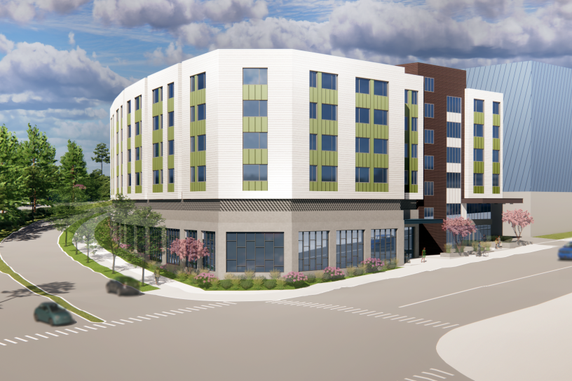 Rendering of Angle Lake Transit-Oriented Development North site