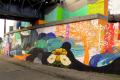 photo of station art: "Manitou Trestle" @ S 66th St underpass