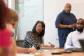 Photo of members of the Blacks Empowering Success in Transit (BEST), a Sound Transit Employee Resource Group