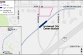 Map of the Transit Oriented Development area around Lynnwood City Center station