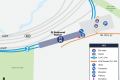 Site map for Southeast Redmond Station