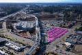 An aerial view of the Lynnwood TOD area.