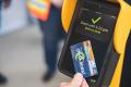 Commemorative ORCA card tapping ORCA card reader