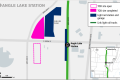 Angle Lake Transit-oriented Development South Site map