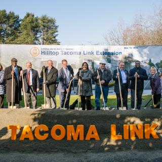 Image of Hilltop Tacoma Link Extension groundbreaking