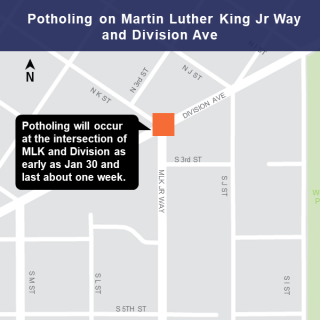 Potholing at Division & MLK