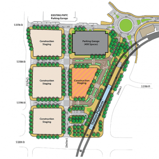 Federal Way Link Extension Transit Station concept.