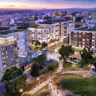Rendering of area around Cal Anderson Park