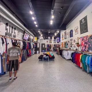 Interior shot of Shop in Past Styles (S.I.P.S) thriftstore