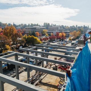 The view from the future Northgate Link light rail station