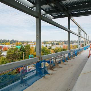 The view from the future Northgate Link light rail station