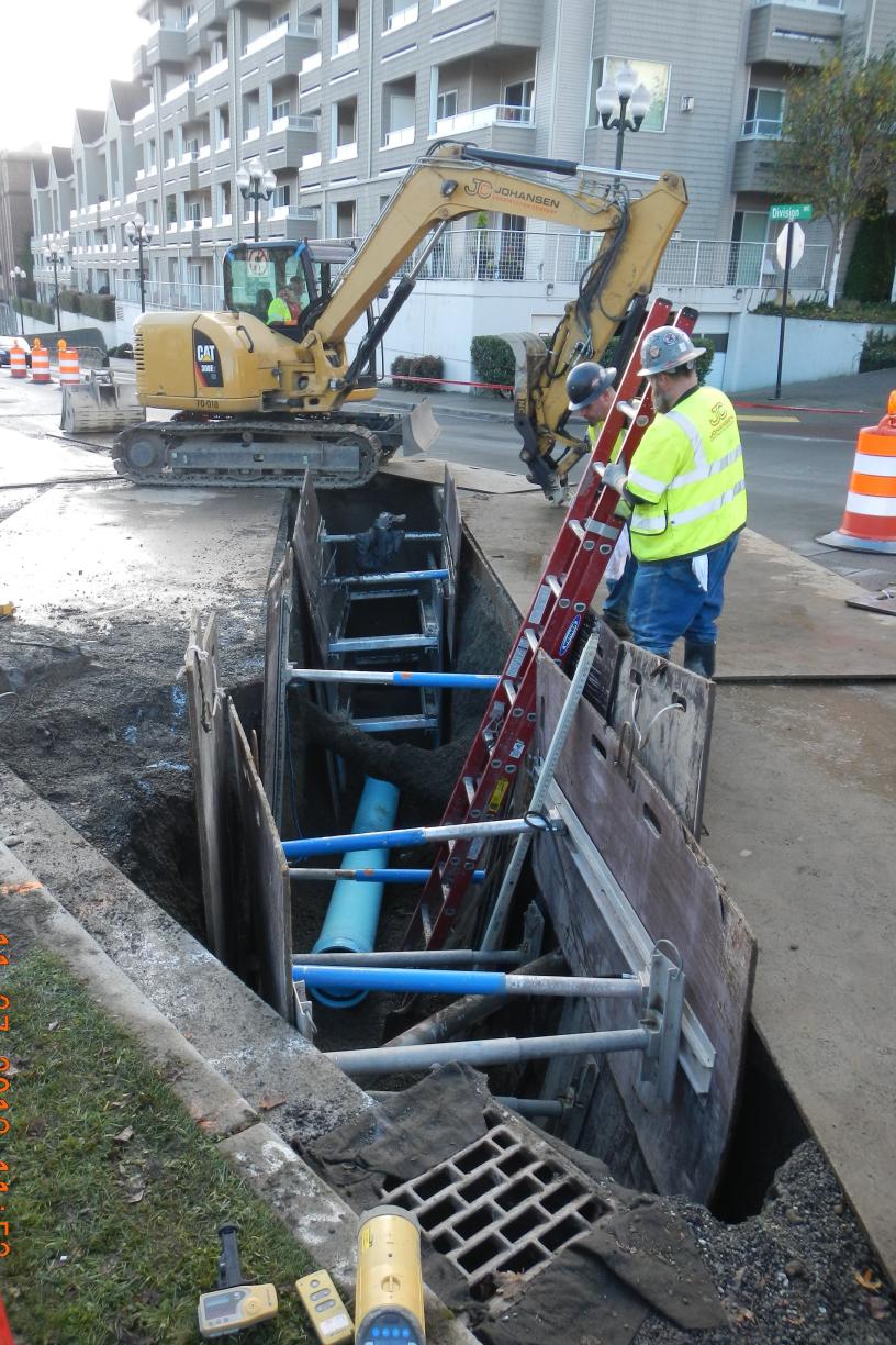 Image of construction in Tacoma