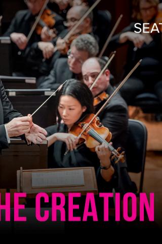 A promotional poster for Haydn The Creation