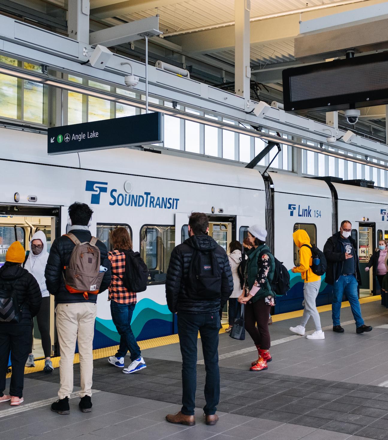 Photo of 1 Line during service at Northgate Station