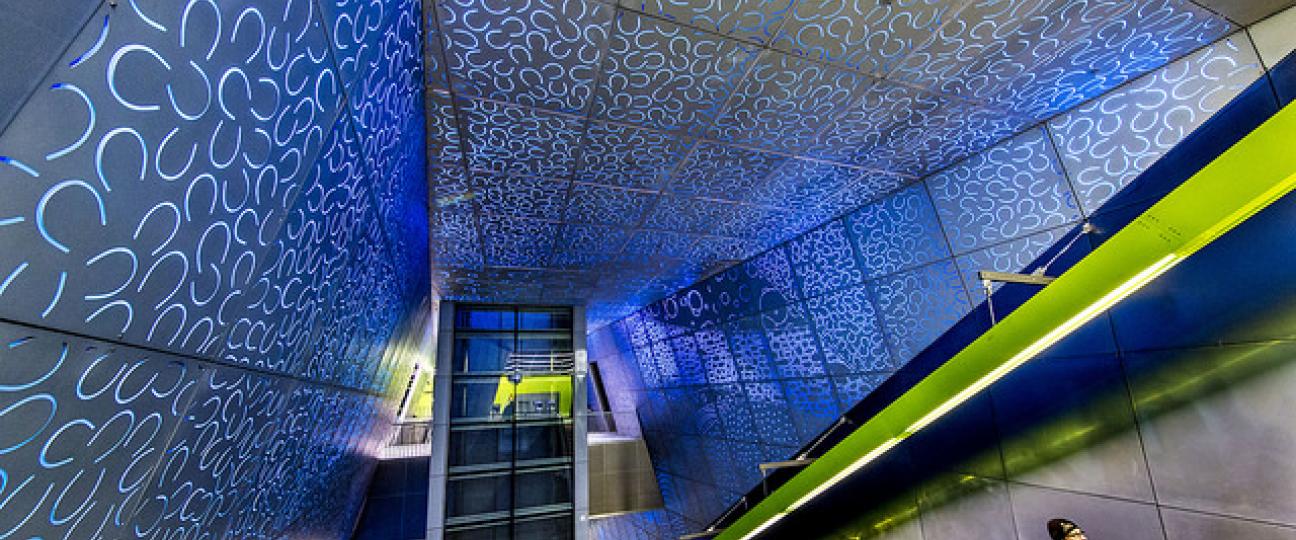 Escalator at University of Washington Station