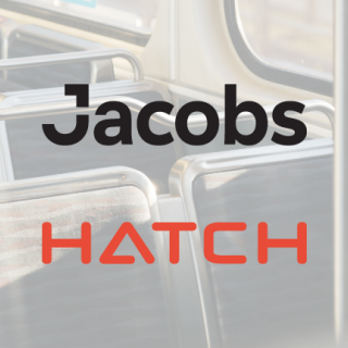 Logos of Hilltop Link Extension sponsors Jacobs and Hatch