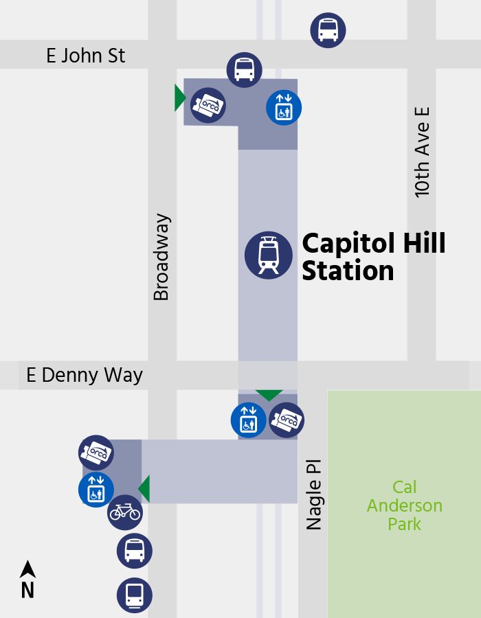 Capitol Hill Station Map Image