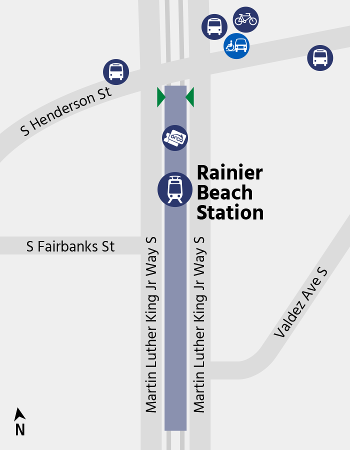 Rainier Beach Station Map Image