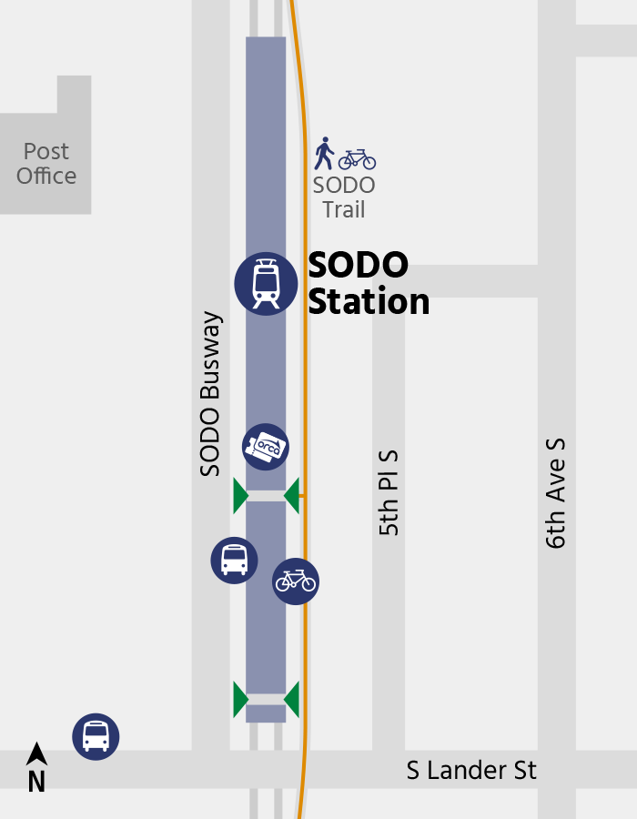 SODO Station Map Image