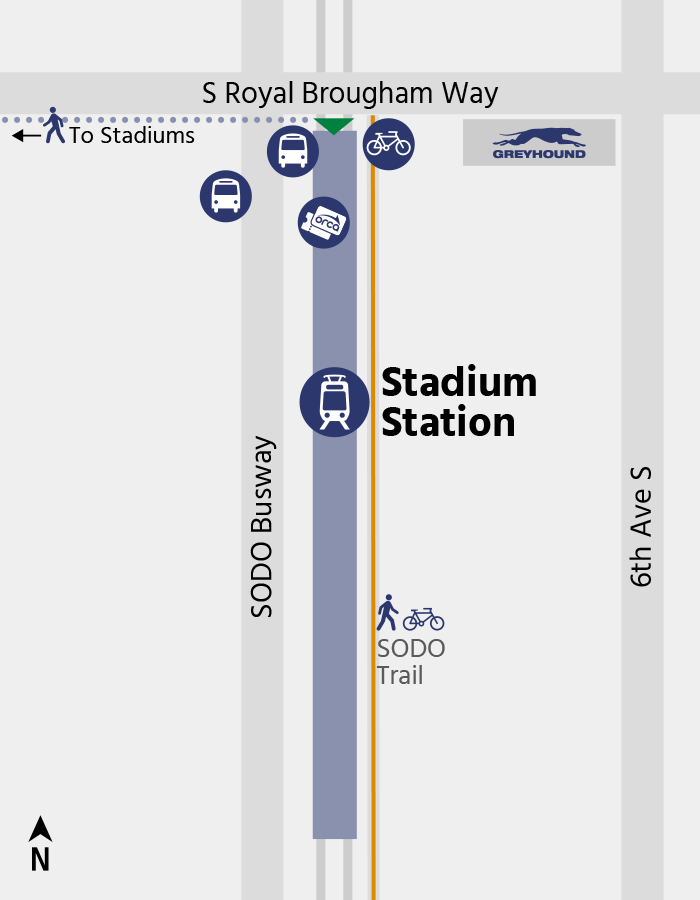 Stadium Station Map Image