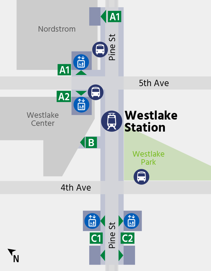 Westlake Station Map Image