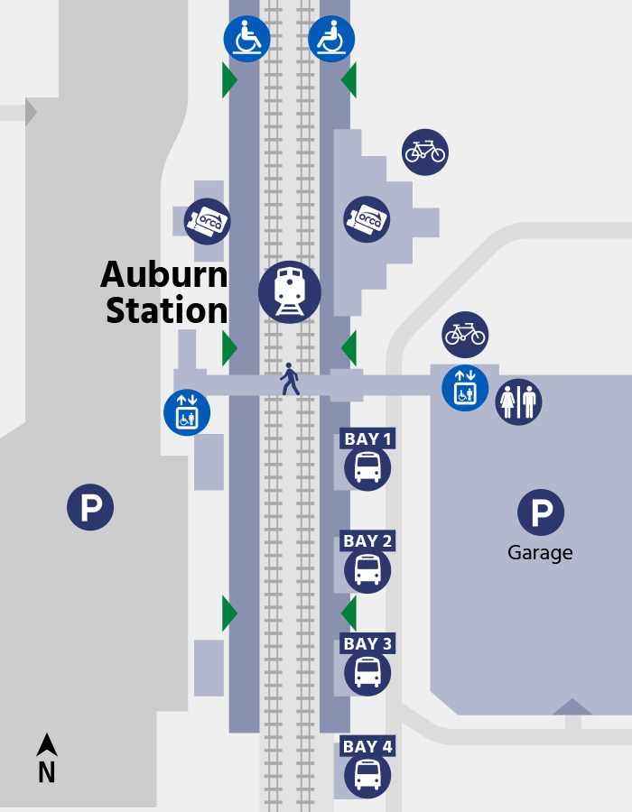 Auburn Station Map Image