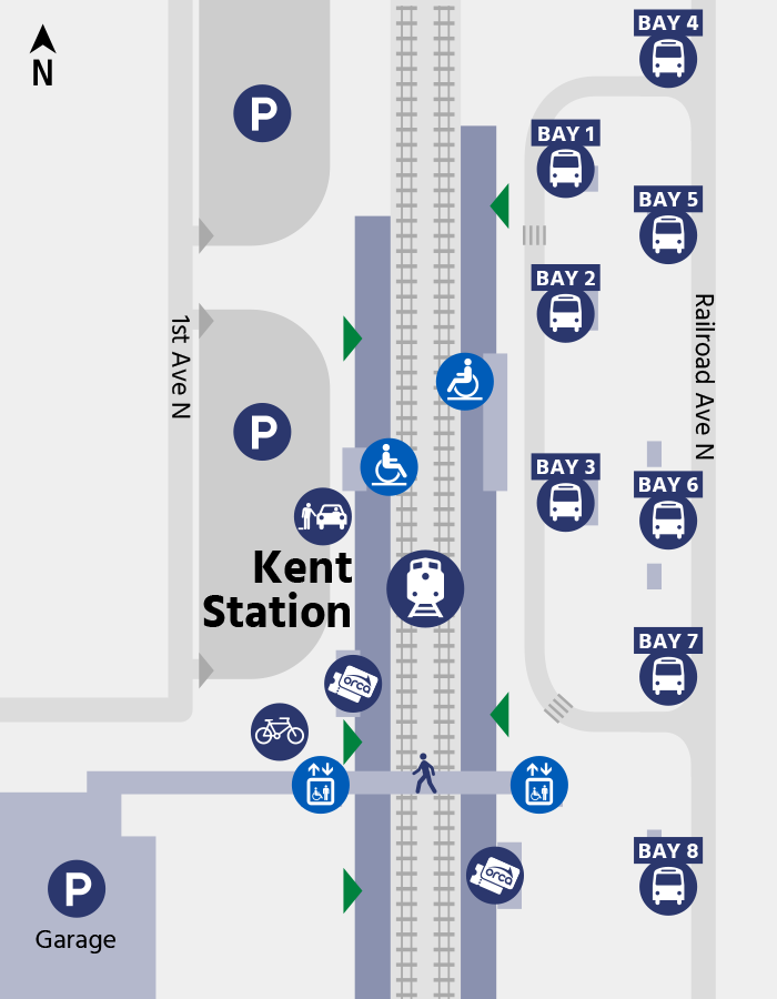 Kent Station Map Image