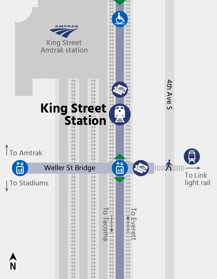 King Street Station Map Image