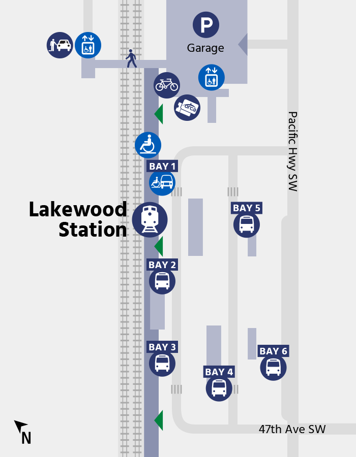 Lakewood Station Map Image