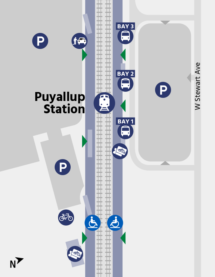 Puyallup Station Map Image