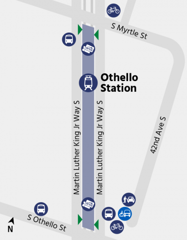 Othello Station Map Image